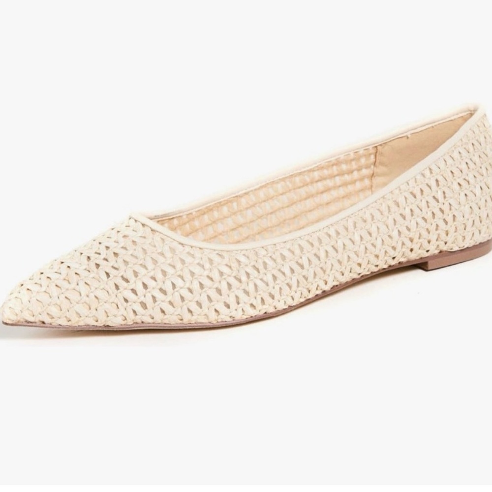 Sam edelman wanda knit flats ivory, brand new